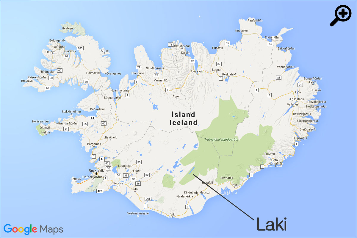  Laki  of Lakag gar IJsland